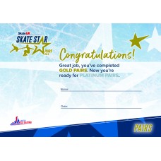 Skate UK Skate Stars Pairs Certificate - Gold